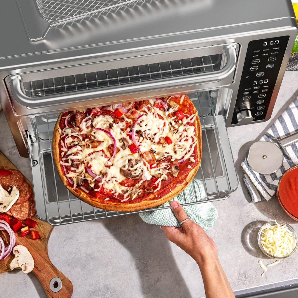 Bella PRO DoubleUp Oven with Probe Thermometer, Stainless Steel