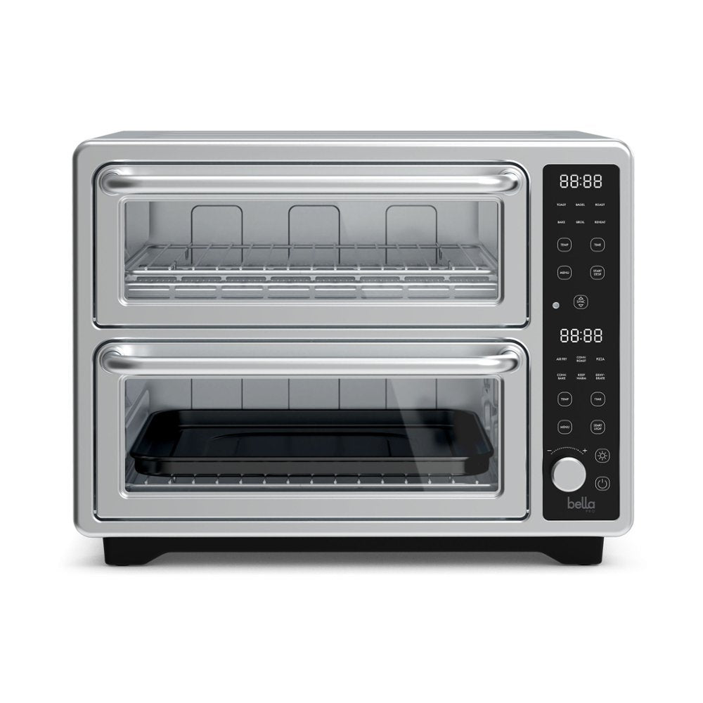 Bella PRO DoubleUp Oven with Probe Thermometer, Stainless Steel