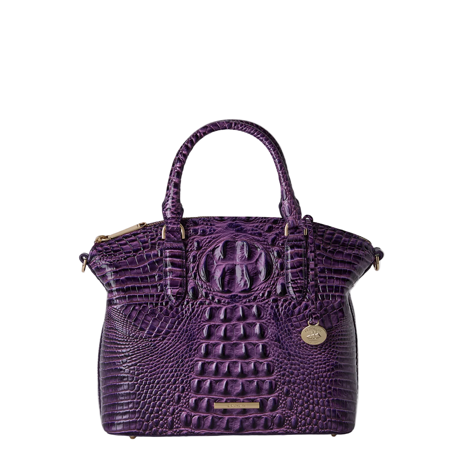 Brahmin Melbourne Collection Duxbury Satchel, Heroic Purple