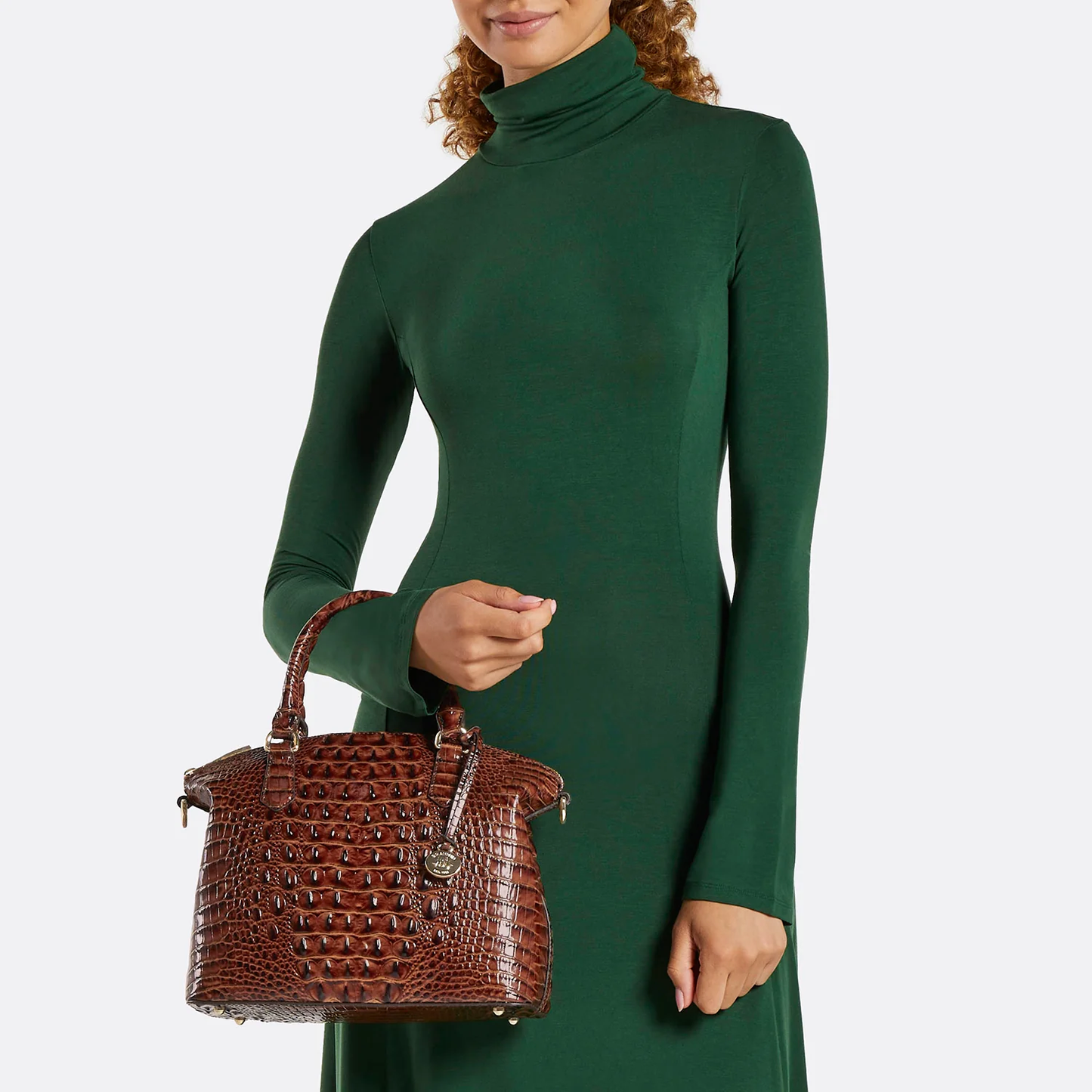 Bolso de mano Duxbury de la colección Brahmin Melbourne, color negro
