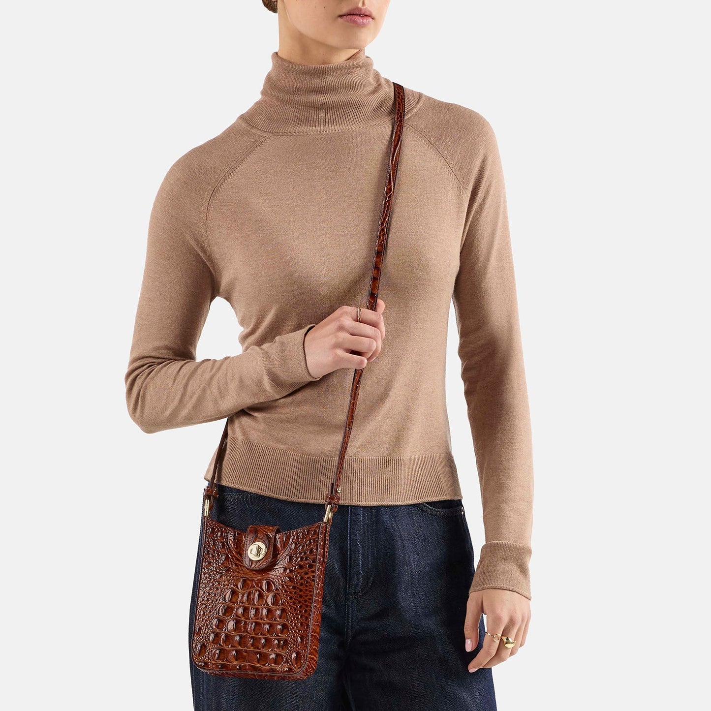 Brahmin Melbourne Collection Marley Crossbody, Dewberry