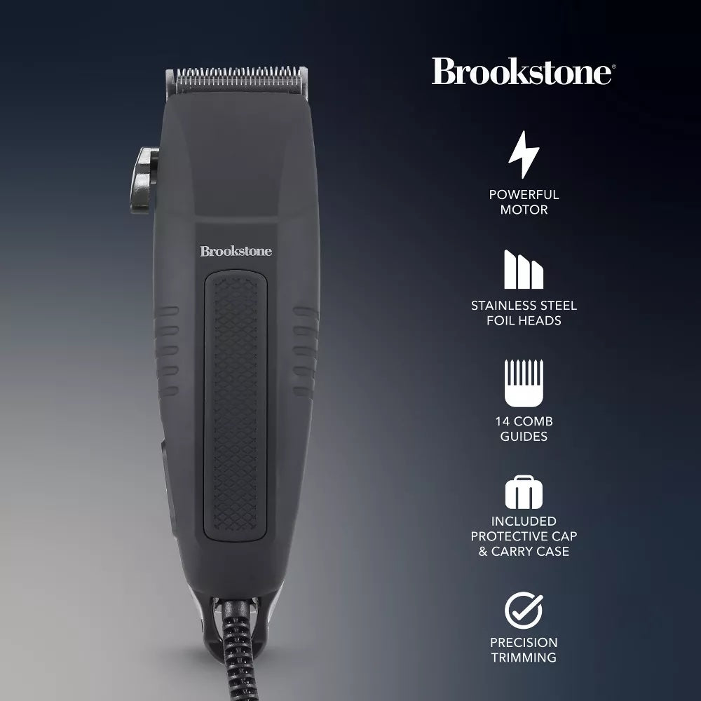 Brookstone 32-Piece Deluxe All-in-One Grooming Kit