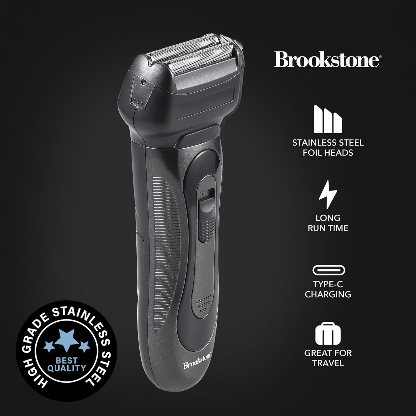 Brookstone Electric Foil Shaver