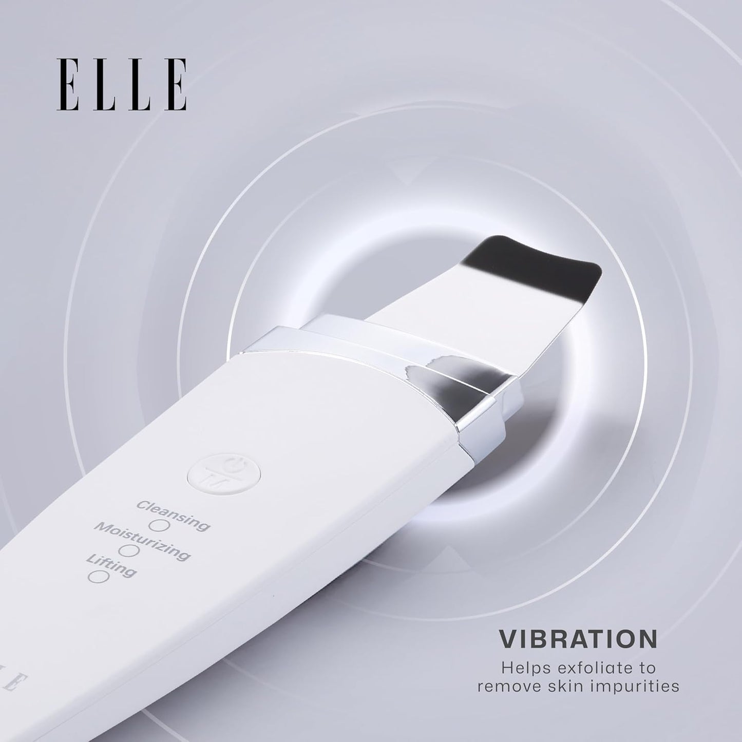 ELLE Ultrasonic Exfoliating Skin Spatula