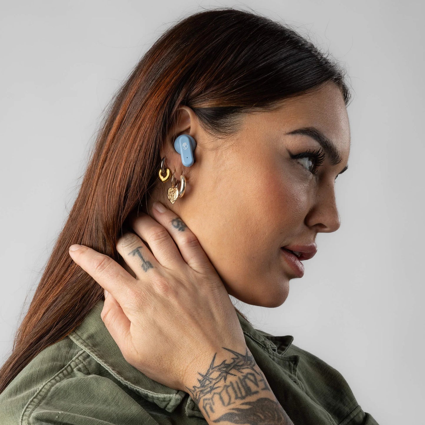 Skullcandy Dime 3 True Wireless Earbuds, Preppy Blue