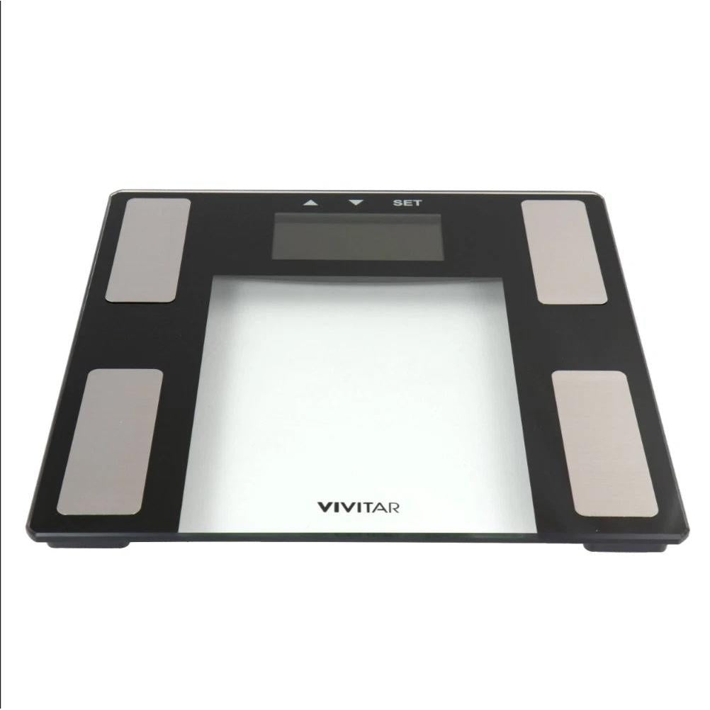 Vivitar Body Analysis Digital Bathroom Scale, Clear