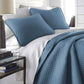 Small Squares Classic Quilt Set, Bright Blue