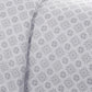 Floral Block Print Duvet Cover Set, Grey