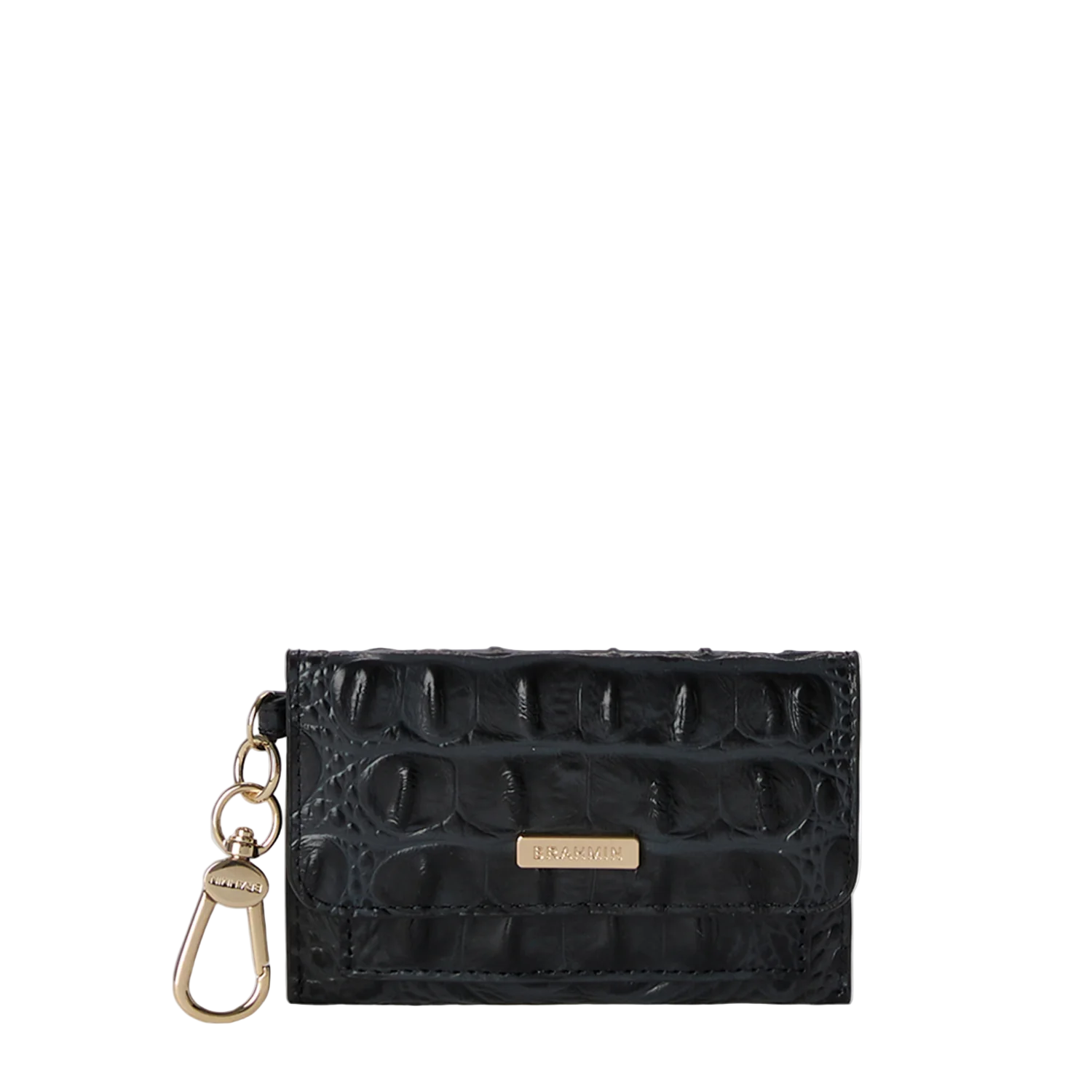 Brahmin Alden Road Collection Ricki Clip on Wallet, Black