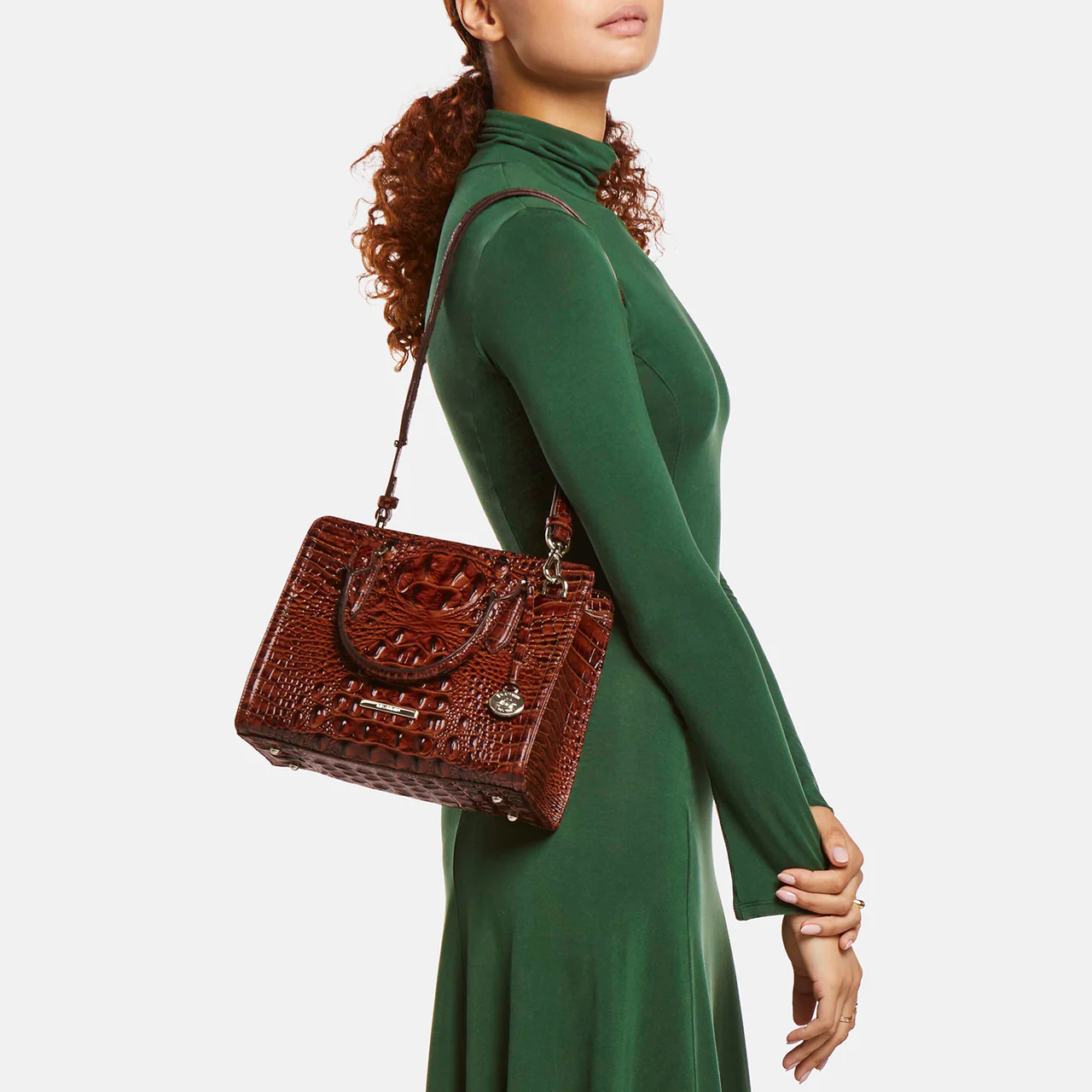 Brahmin Melbourne Collection Cami Satchel, Black