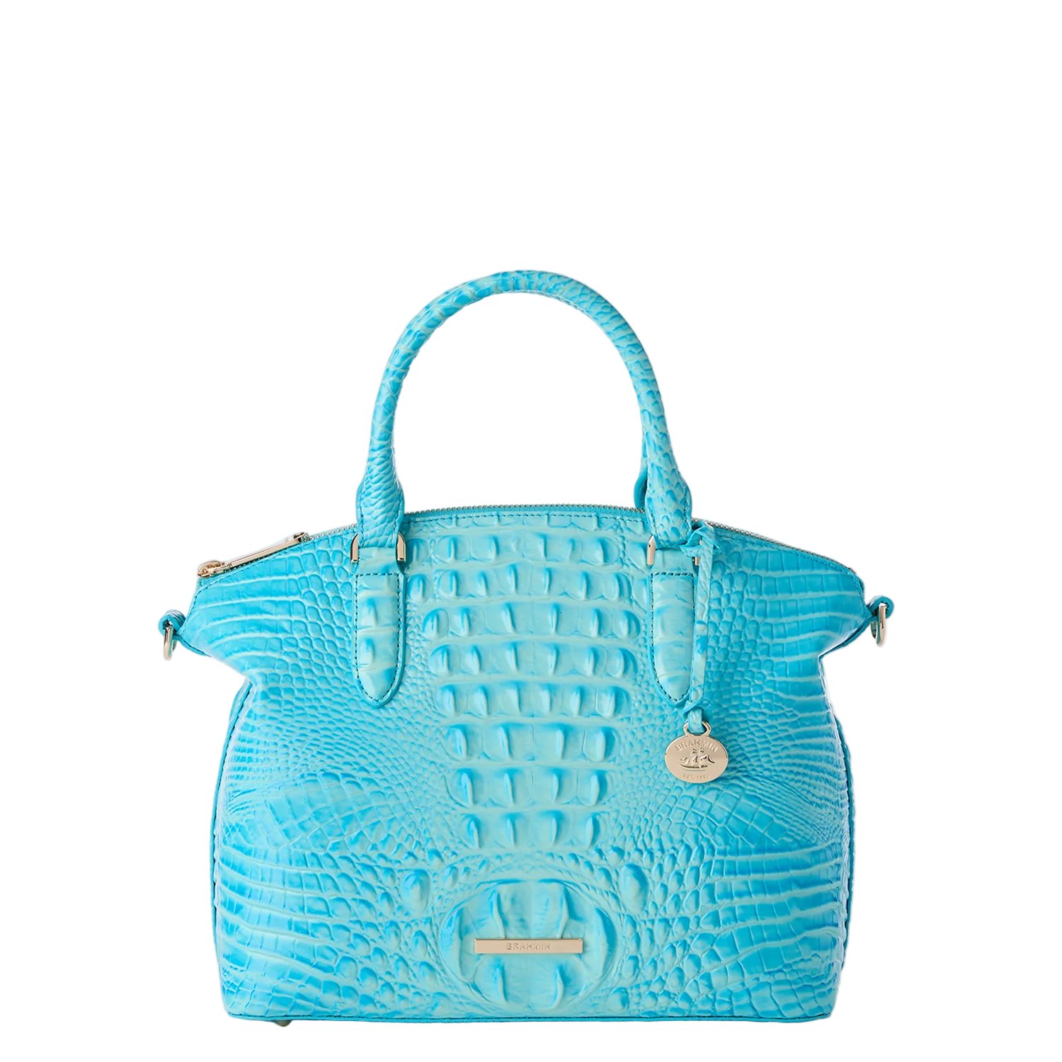 Brahmin Melbourne Collection Duxbury Satchel, Tropic Blue