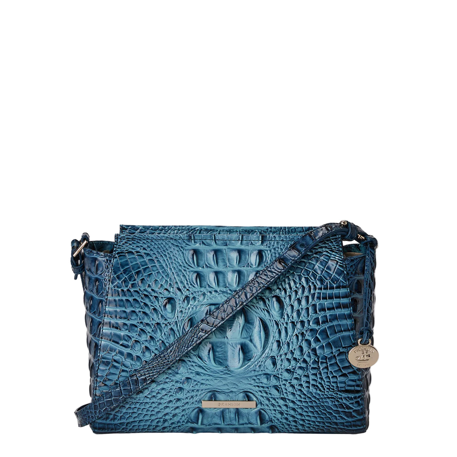 Brahmin Melbourne Collection Hillary Crossbody, Retro Blue