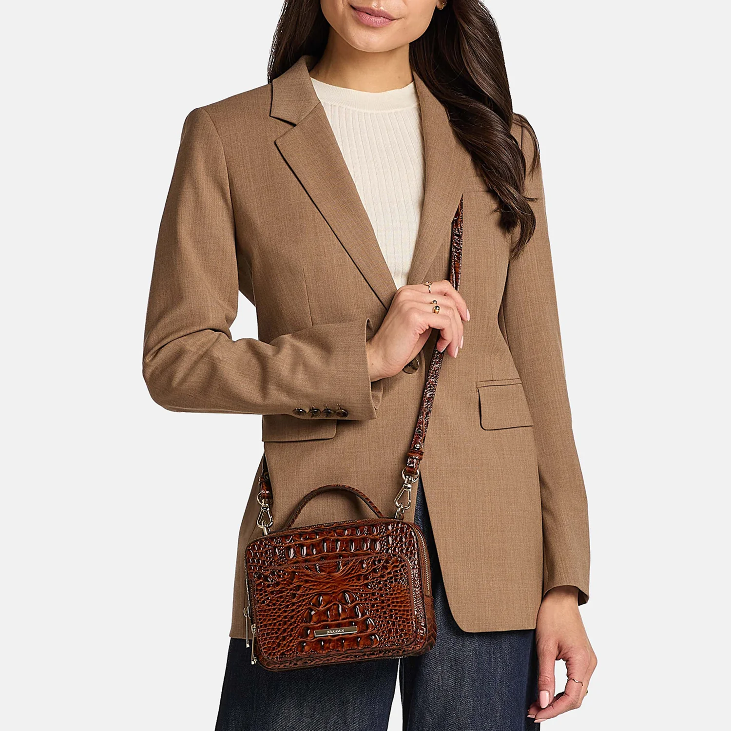 Brahmin Melbourne Collection Tori Crossbody, Dewberry