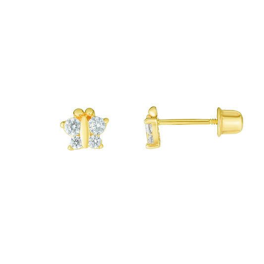 Butterfly CZ Earrings