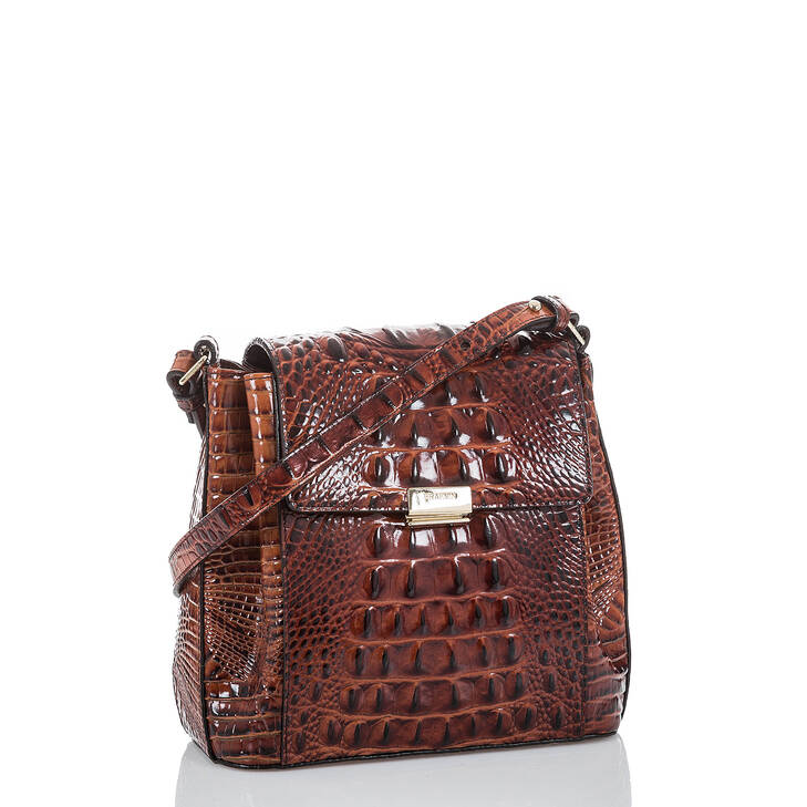 Brahmin Melbourne Collection Margo Crossbody, Pecan