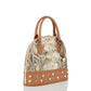 Brahmin Peoria Collection Georgina Satchel, Cognac