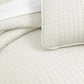 Small Squares Classic Quilt Set, Off White