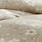 Wild Rose Duvet Cover Set, Taupe Grey