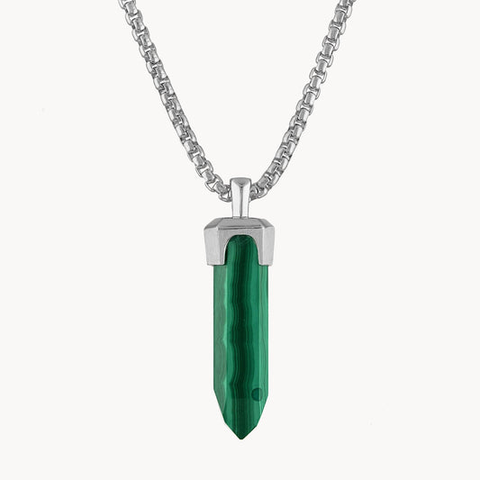 Bulova Icon Malachite Pendant