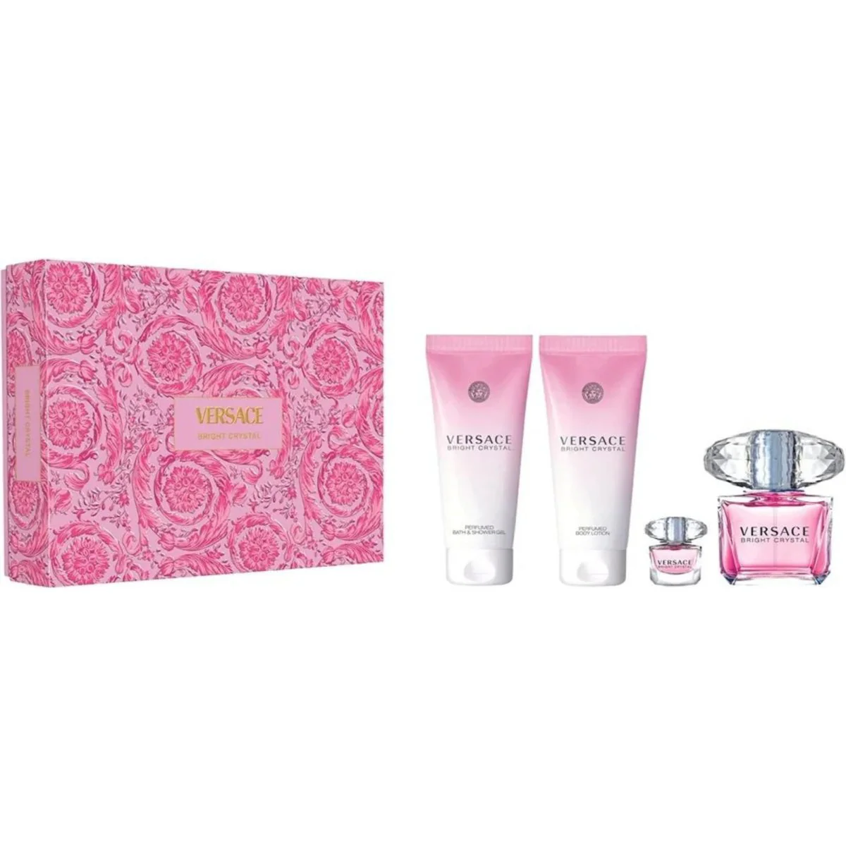 VERSACE - Bright Crystal 4 Piece Gift Set