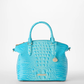 Brahmin Melbourne Collection Duxbury Satchel, Tropic Blue