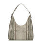 Brahmin Multi-Texture Collection Tabitha Shoulder Bag, Fairest Grey Breakwater