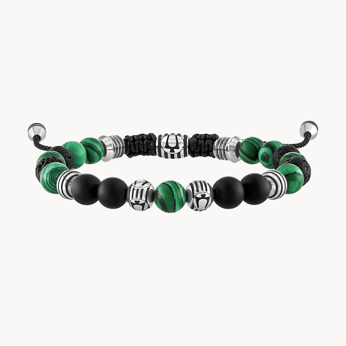 Bulova Malachite Bolo Bracelet