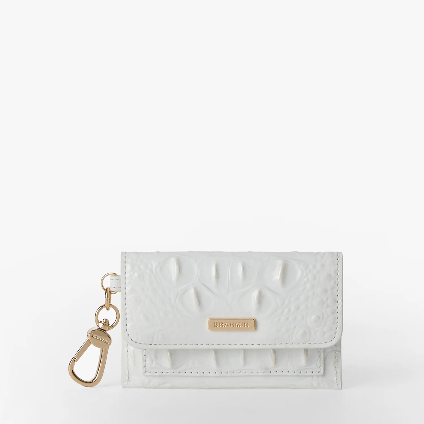 Brahmin Melbourne Collection Ricki Wallet, Sea Salt White