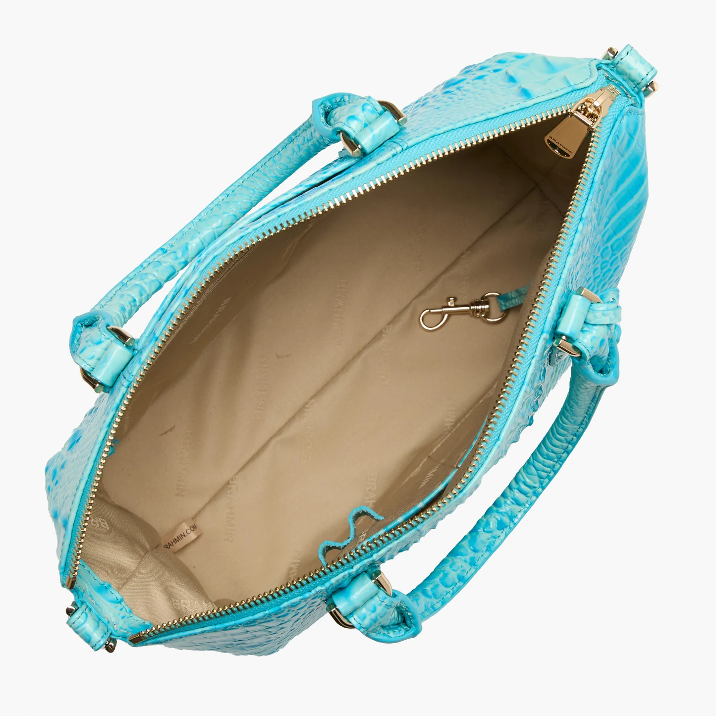 Brahmin Melbourne Collection Duxbury Satchel, Tropic Blue