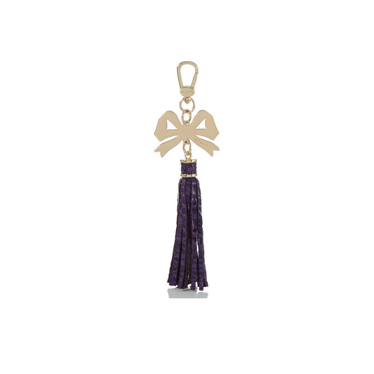 Bramin Bowtie Charm Tassel, Royal Purple