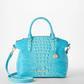 Brahmin Melbourne Collection Duxbury Satchel, Tropic Blue