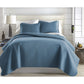 Small Squares Classic Quilt Set, Bright Blue